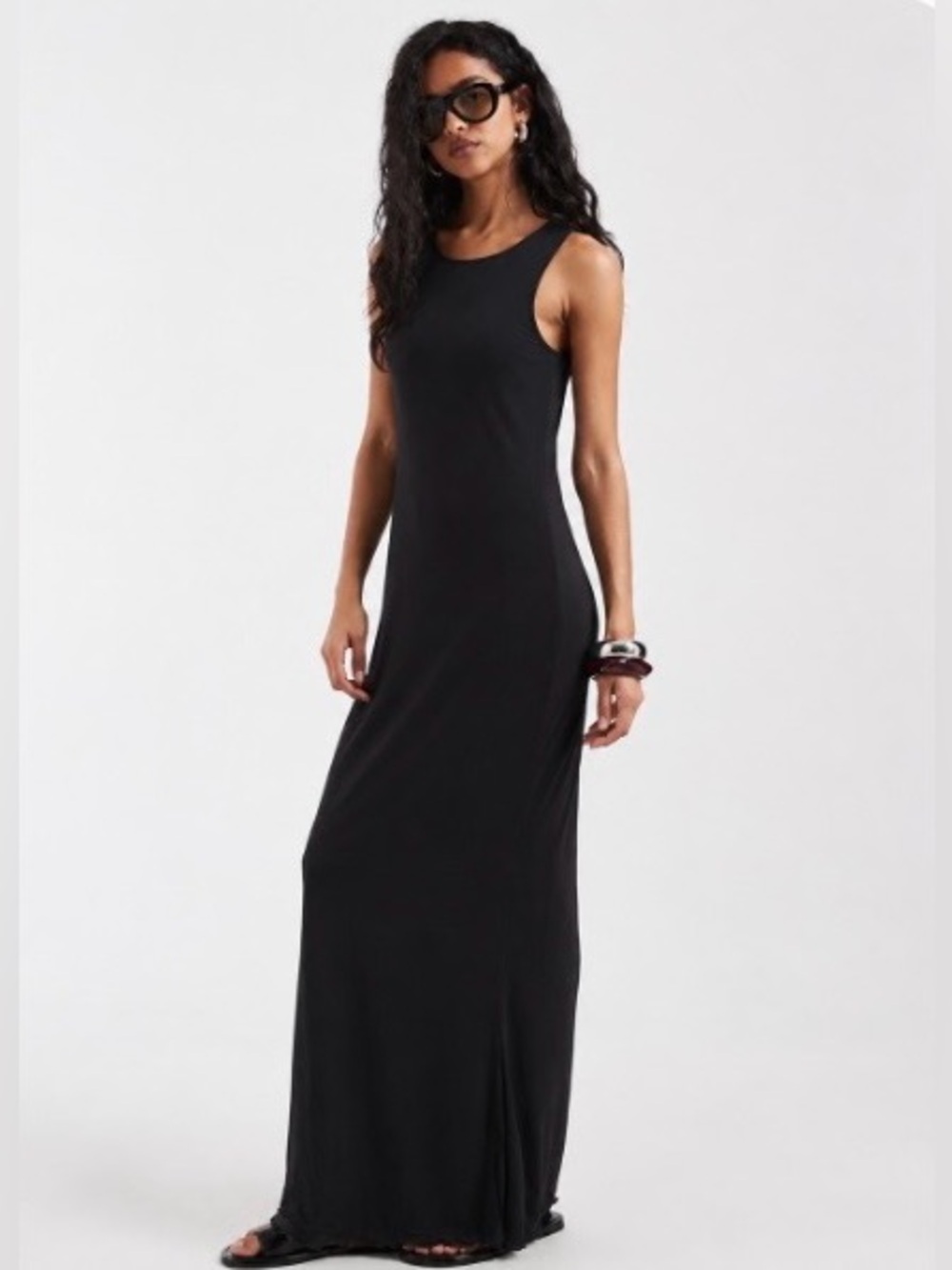 NWT Vero Moda Black Sleeveless Maxi Dress